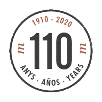 embotits_mitjans 110 moja embotits 110años Sticker
