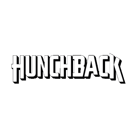 hunchback logo play spinning trailer Sticker