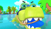 Fun Swimming GIF by moonbug