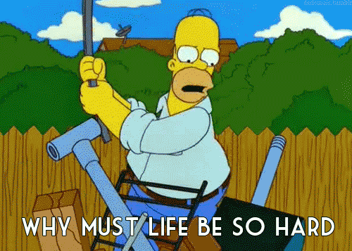 Why Is This So Hard The Simpsons GIF