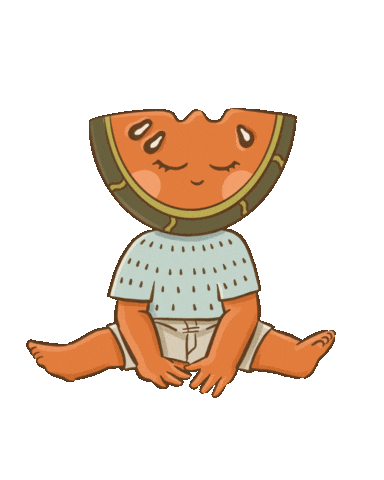 prcklypear spin spinning watermelon prcklypear Sticker