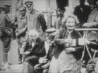 NationalWWIMuseum black and white drinking military footage GIF