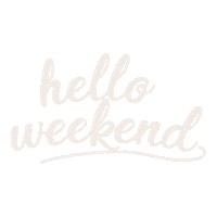 Weekend Hello Sticker by Spot Creativo