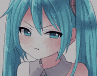 Angry Hatsune Miku GIF