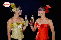 SidralMundet red green laughing feliz GIF