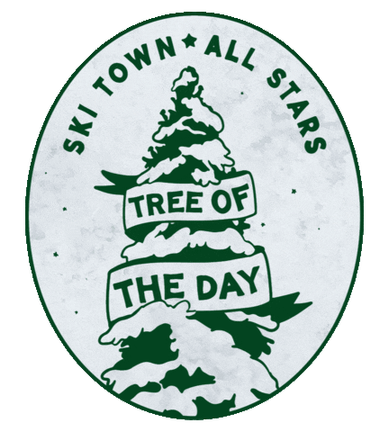 Tree Sticker by Ski Town All-Stars