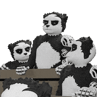 Panda Freedom Sticker by Endangered Labs