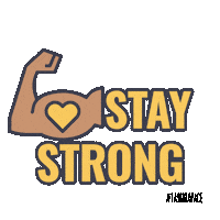 LamoraDMetrice strong stay stay strong ldp Sticker