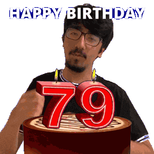 79 Years Old Sticker