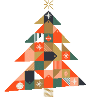 Christmas Tree Sticker by Northeast Christian Church