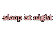 Sleepy Sleep At Night Sticker by Cat Burns