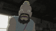 Scared Hiroyuki Okiura GIF by All The Anime — Anime Limited