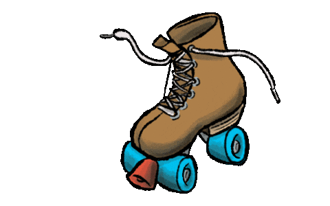 Doodles Rollerskate Sticker by Simon Kids