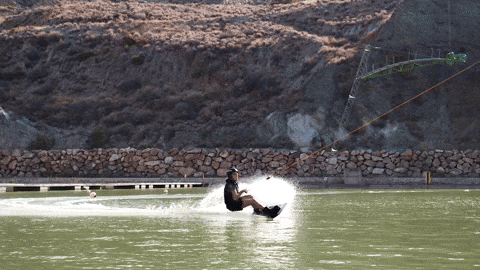 Wake Wakeboard GIF by Julia Rick