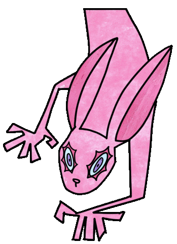 Animation Hare Sticker