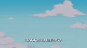 clouds airplane GIF by South Park 