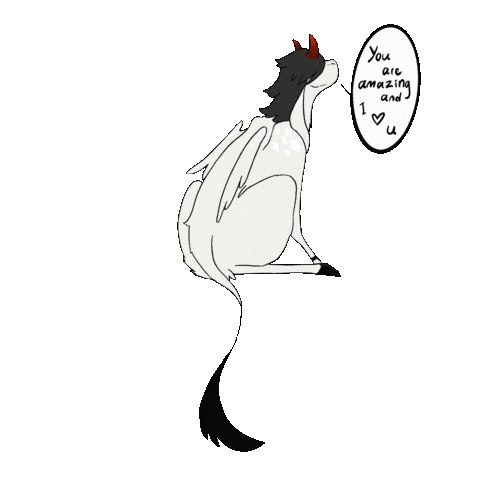 Dragon Goat Sticker