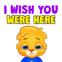 I Miss You Love Sticker by Lucas and Friends by RV AppStudios
