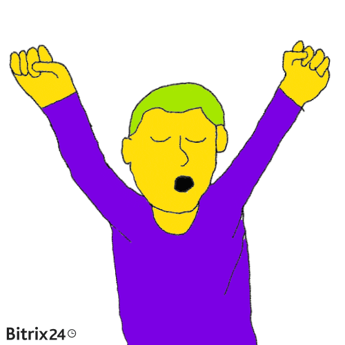 Happy So Excited Sticker by Bitrix24