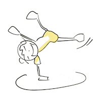 MsSlow happy dance music party Sticker