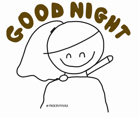 Boa Noite Night GIF by Minka Comics