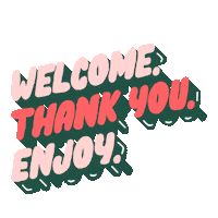 bonniecoffeeco welcome enjoy thankyou respect Sticker
