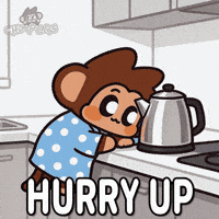Bored Hurry Up GIF by Chimpers