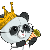 Happy Party Sticker by PandaPals