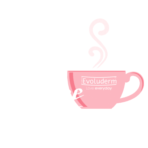 evoludermfrance giphyupload coffee coffeetime evoluderm Sticker