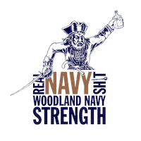 WoodlandDryGin woodlandgin woodland-sticker-navyanimation Sticker