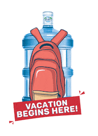 AlAinWaterOfficial travel water backpack al ain water Sticker