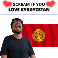 Kg Kyrgyzstan Sticker