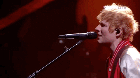 Ed Sheeran Brits GIF by BRIT Awards