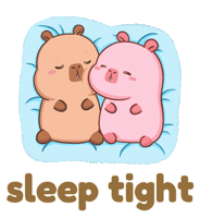 Sleepy Good Night Sticker