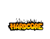 Hardcore Sticker by The Irbens