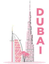 Travel Dubai Sticker by elan_cafe