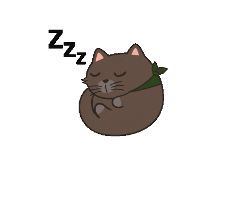 Sleepy Charline Sticker by GentleCat