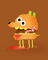 lockwoodland dog food cartoon hungry GIF