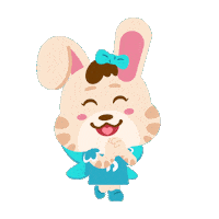 Rabbit Love Sticker by Accurate Indonesia