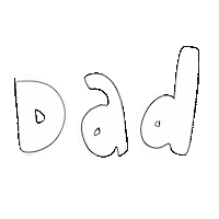 Fathers Day Dad Sticker