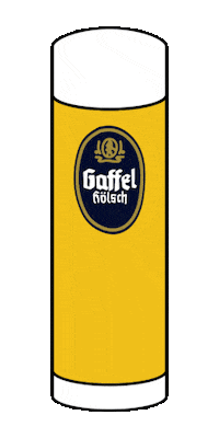 Bier Glas Sticker by Gaffel Kölsch