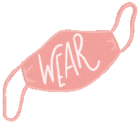 Pink Mask Sticker