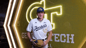 Georgia Tech Baseball GIF by Georgia Tech Yellow Jackets