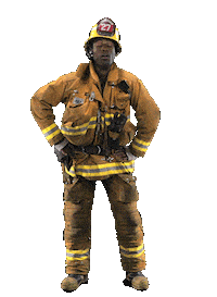 Tired Firefighter Sticker by Originals