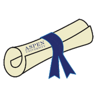 Graduating I Did It Sticker by Aspen University