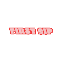 Pink Coffee Sticker