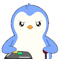 Game Time Penguin Sticker by Pudgy Penguins