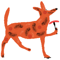 Art Dog Sticker by wearmedicine