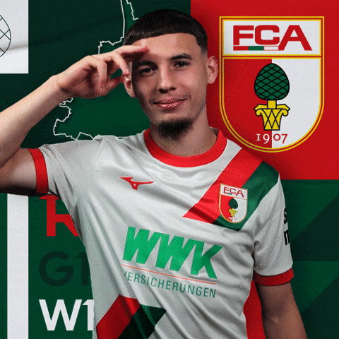 Football Greeting GIF by FC Augsburg 1907