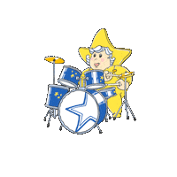 Loop Drums Sticker by Sternenbruecke